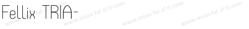 Fellix TRIA字体转换